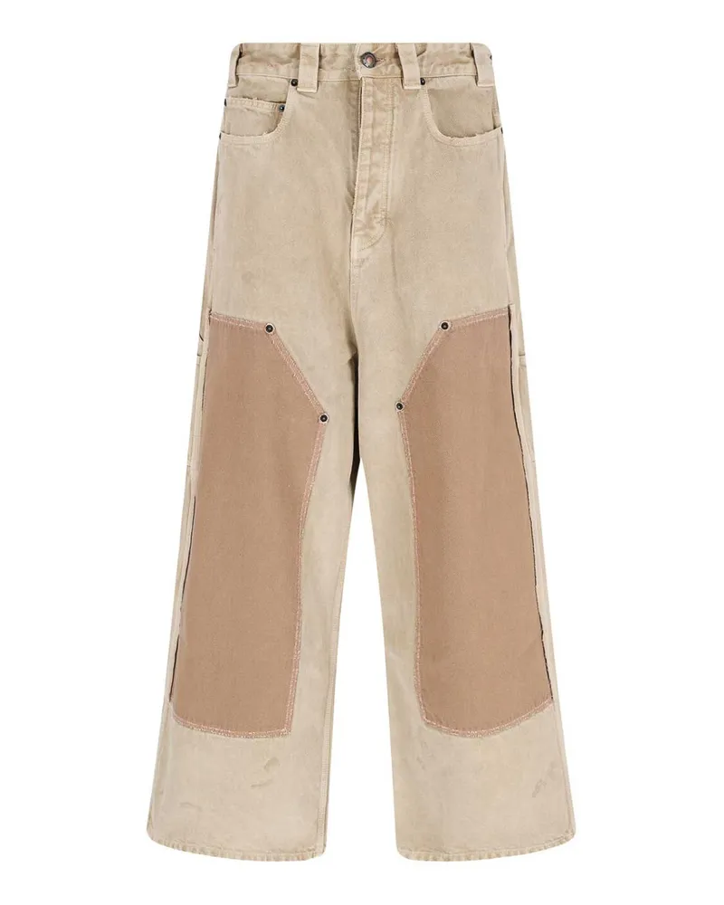 Balenciaga Bootcut Jeans - Beige Beige