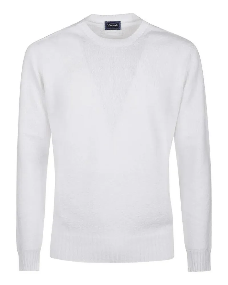 Drumohr  Rundhalspullover - Weiß Weiß