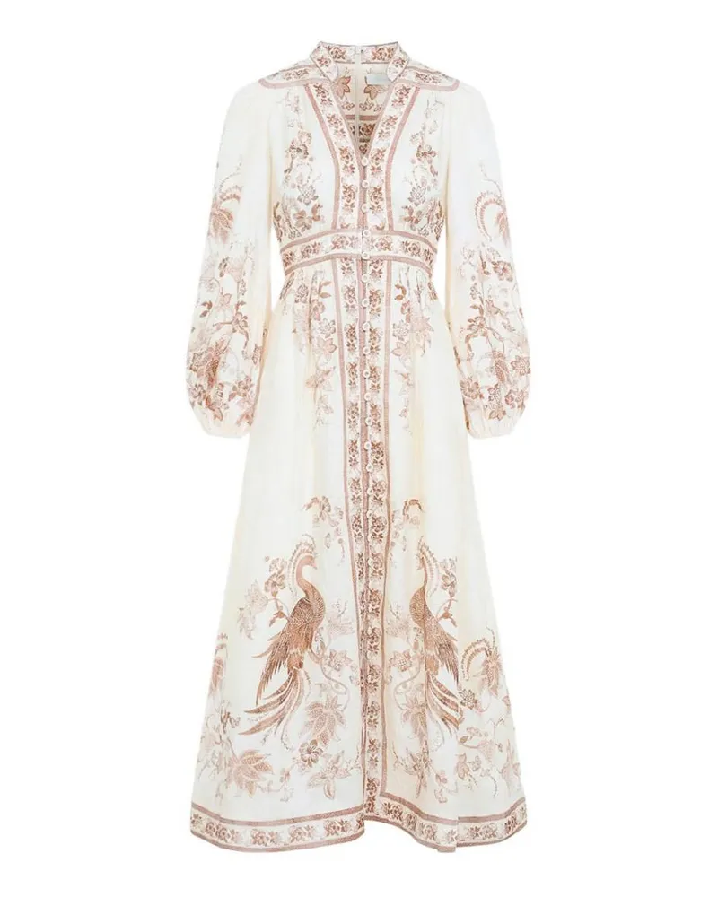 Zimmermann Maxikleid - Beige Beige