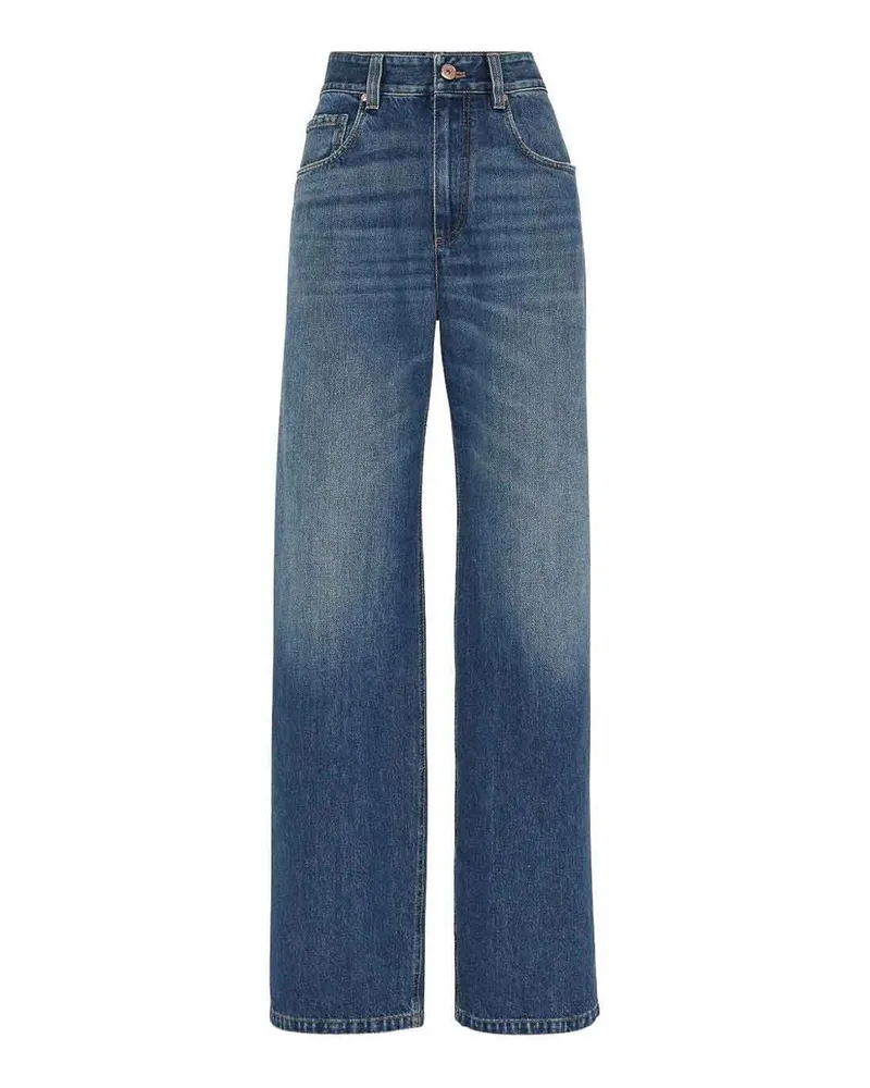 Brunello Cucinelli Casual Hose - Blau Blau
