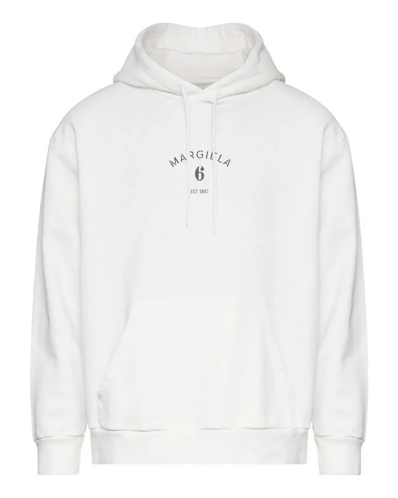 Maison Margiela Rundhalspullover - Weiß Weiß