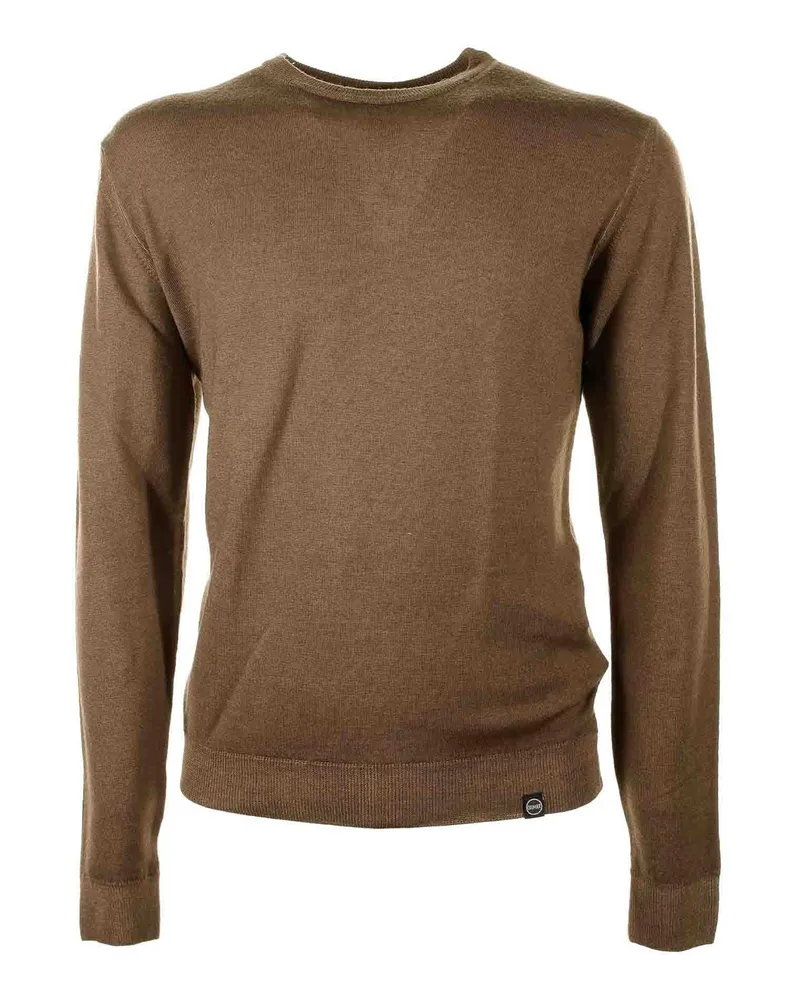 Colmar Rundhalspullover - Hellrot Braun