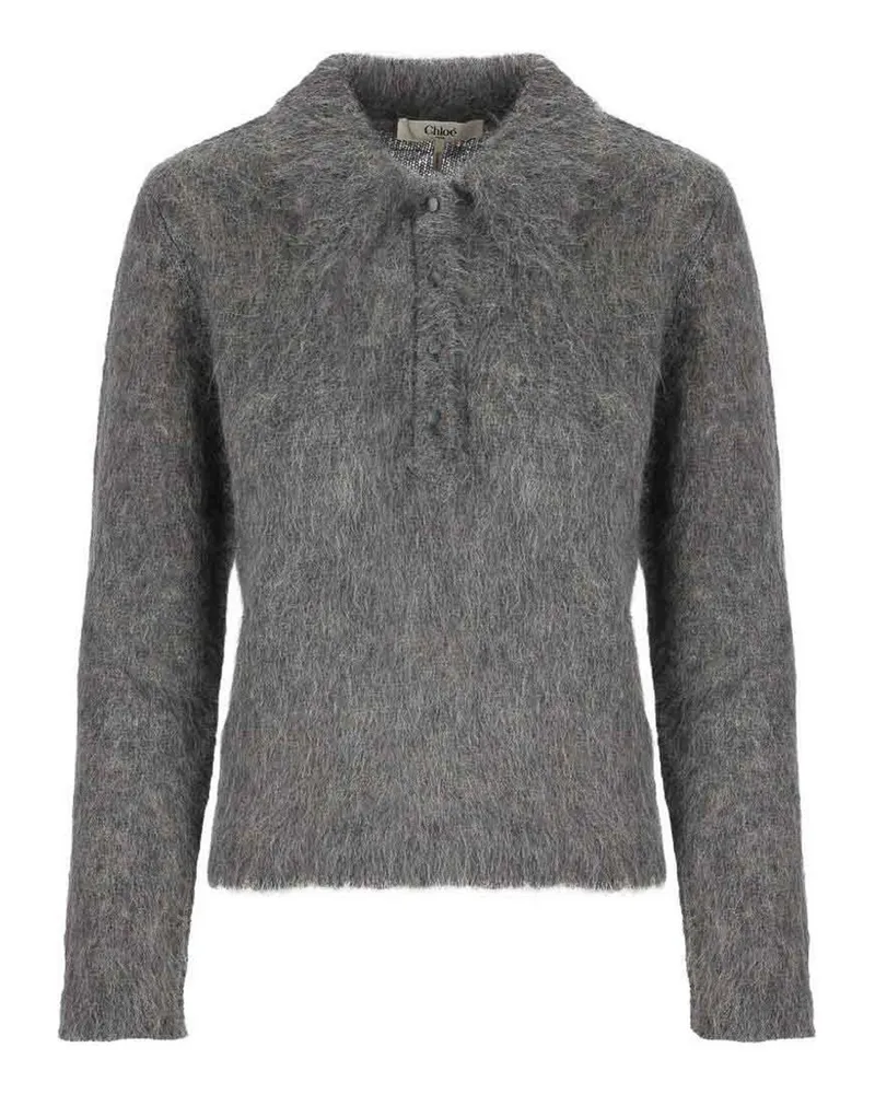 Chloé Poloshirt - Grau Grau