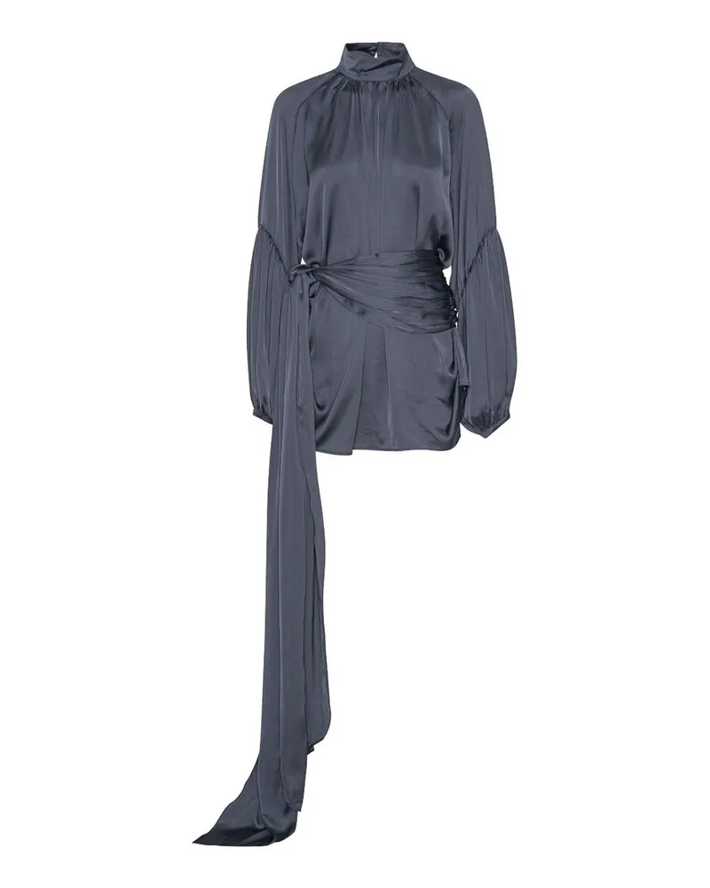 ROTATE Birger Christensen Knielanges Kleid - Grau Grau