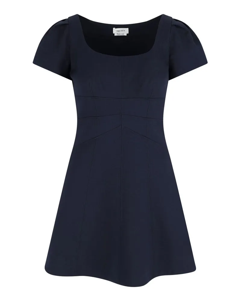 Alexander McQueen Kurzes Kleid - Blau Blau