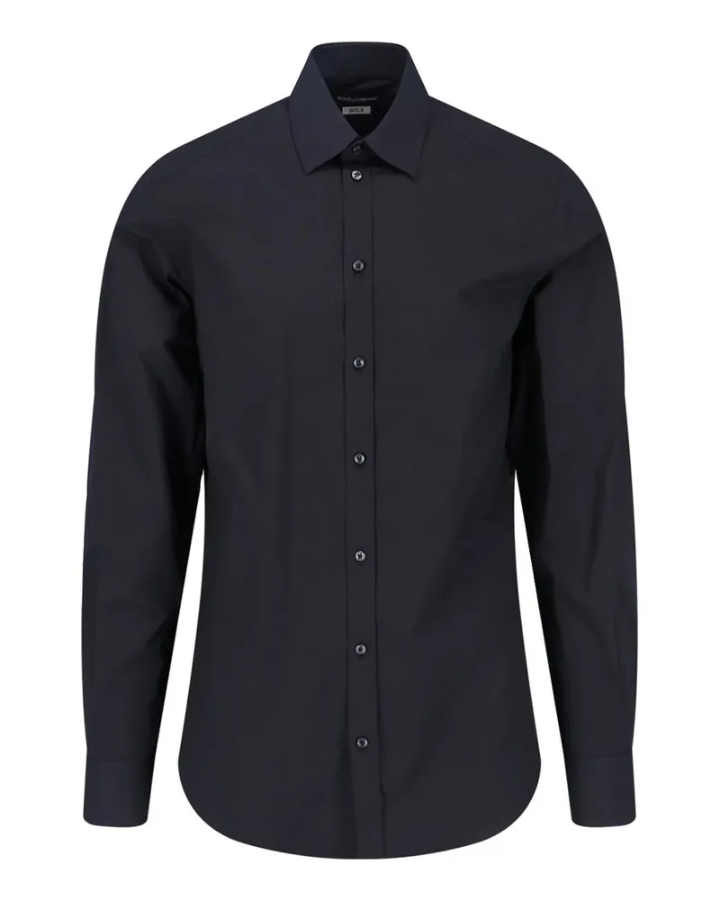 Dolce & Gabbana Hemd - Schwarz Schwarz