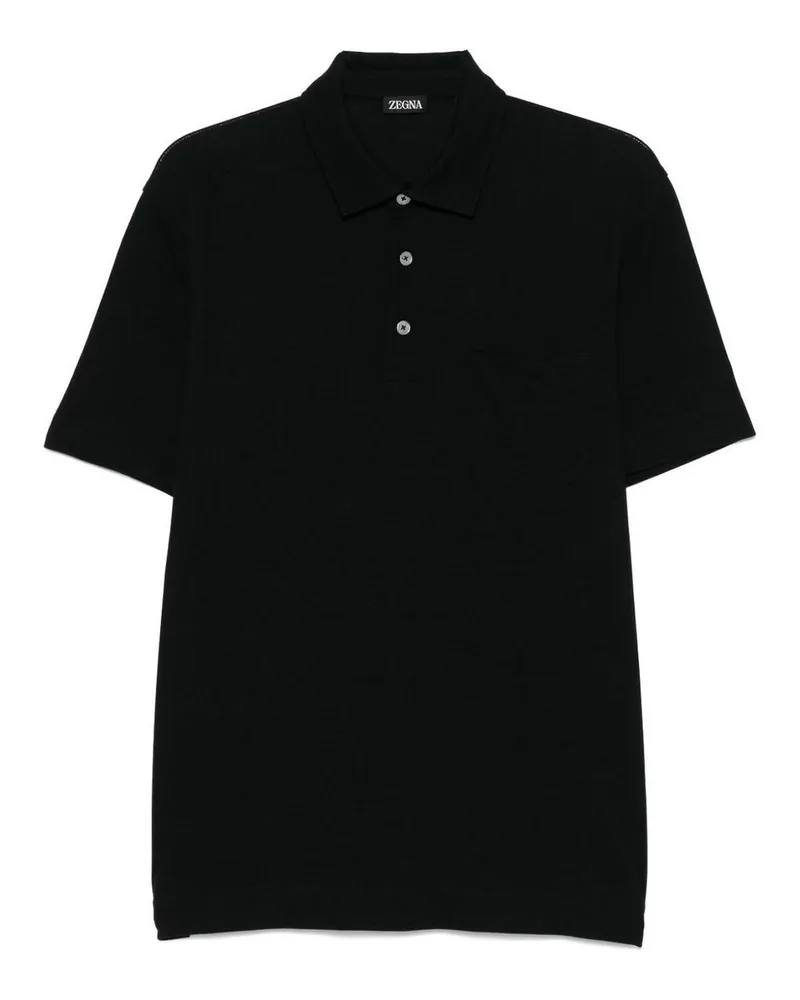 Ermenegildo Zegna Poloshirt - Schwarz Schwarz