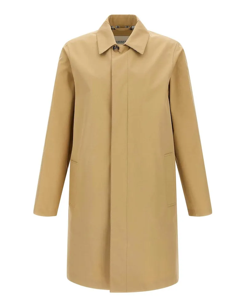 Burberry Kurzer Mantel - Bunt Braun