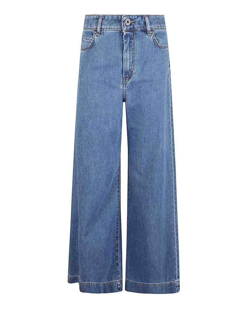 Max Mara Bootcut Jeans - Blau Blau