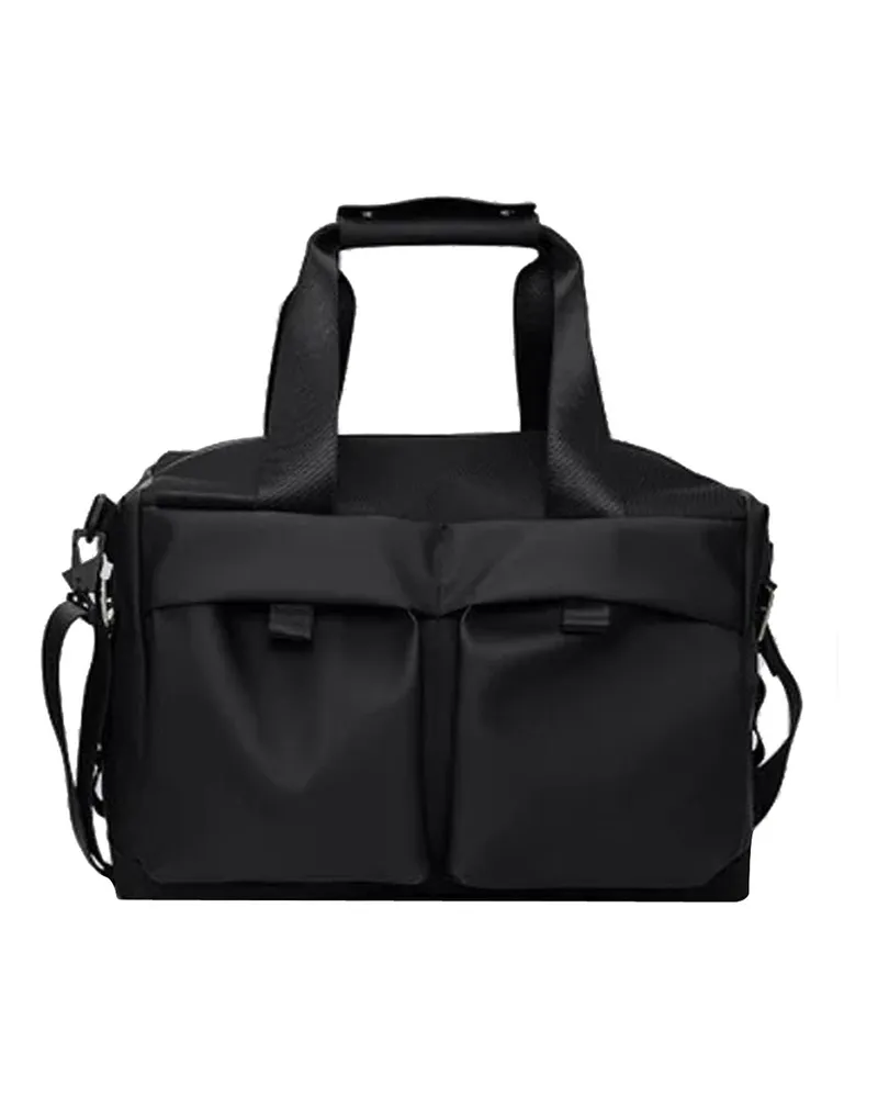 RAINS Shopper - Schwarz Schwarz