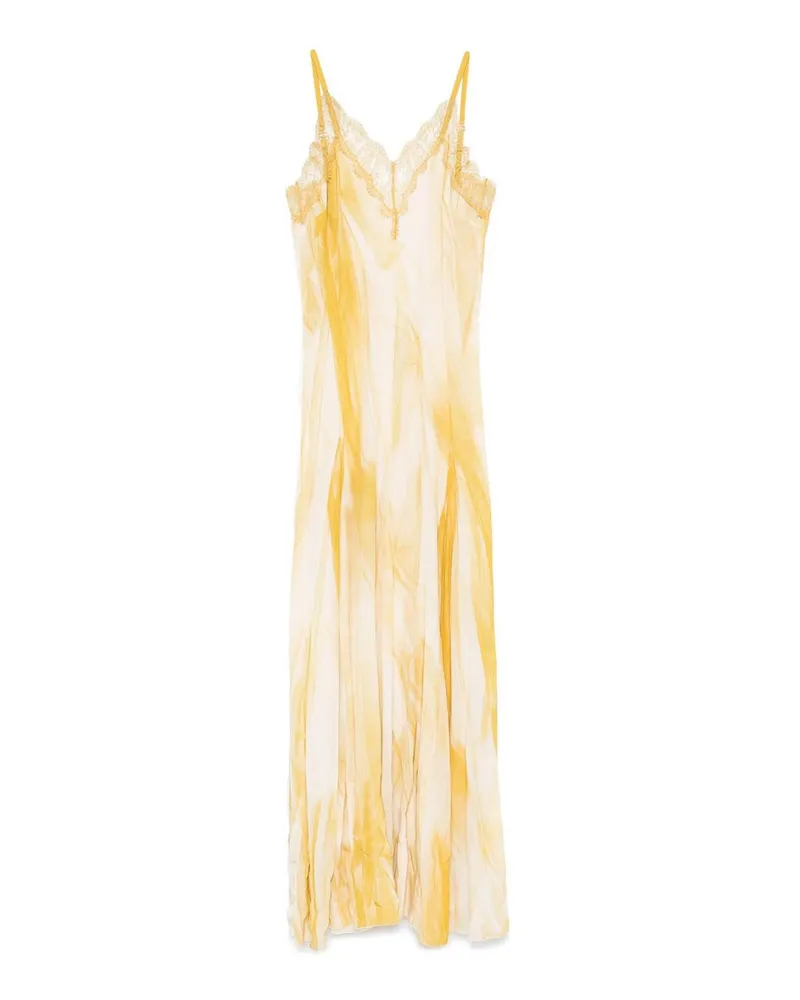Elisabetta Franchi Maxikleid - Weiß Weiß
