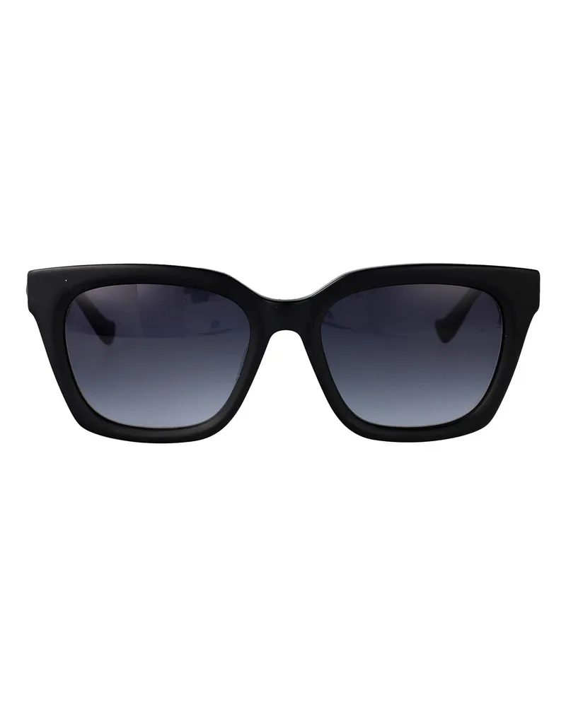 Yohji Yamamoto Sonnenbrille - Schwarz Schwarz
