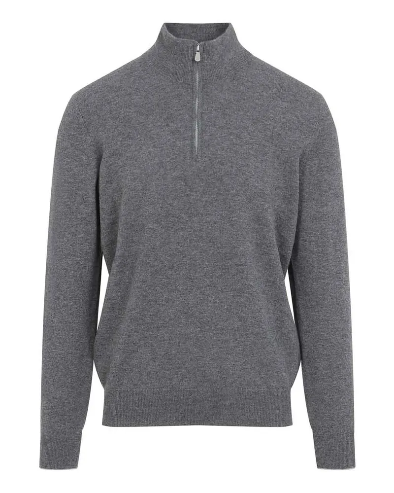 Brunello Cucinelli Rundhalspullover - Grau Grau