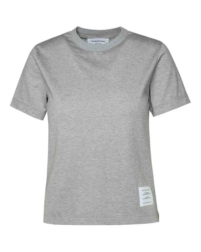Thom Browne T-Shirt - Grau Grau