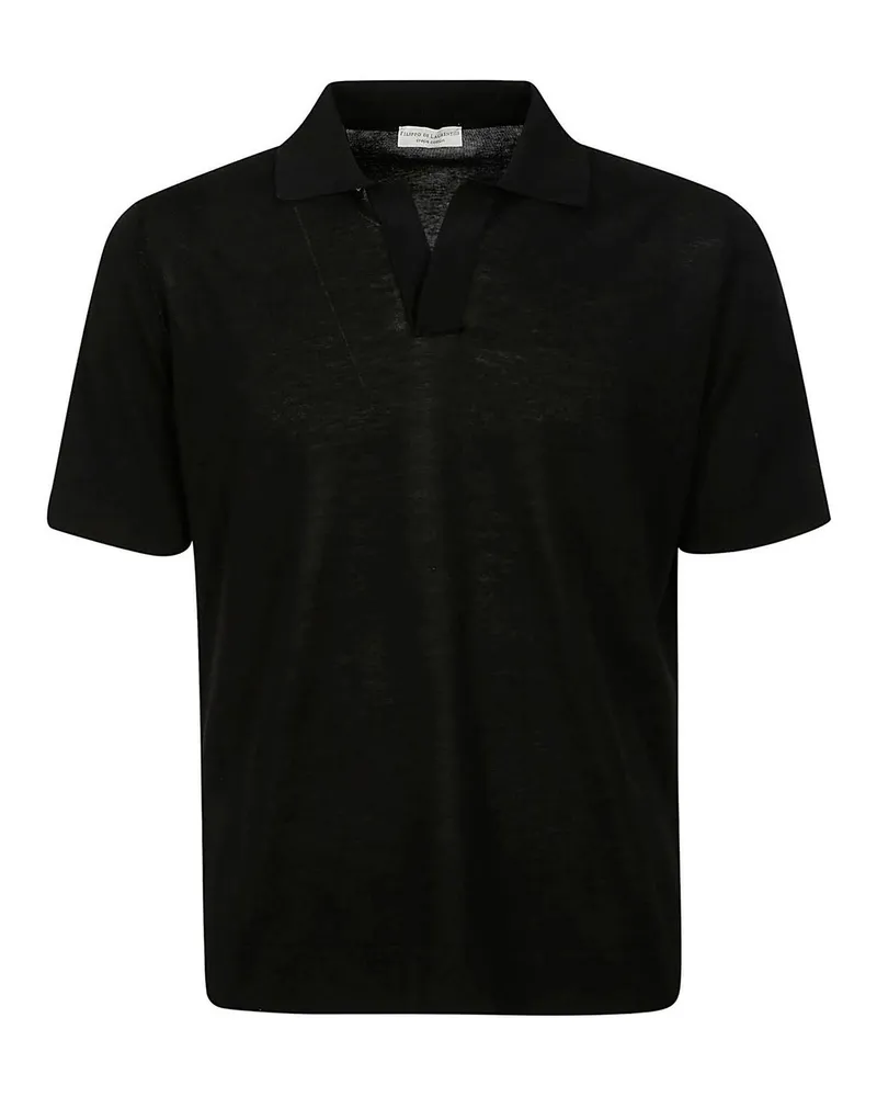 Filippo de Laurentiis Poloshirt - Schwarz Schwarz