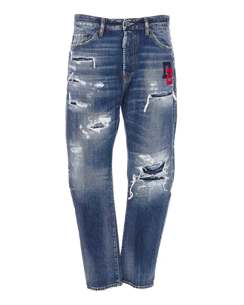 Dsquared2 Bootcut Jeans - Blau Blau