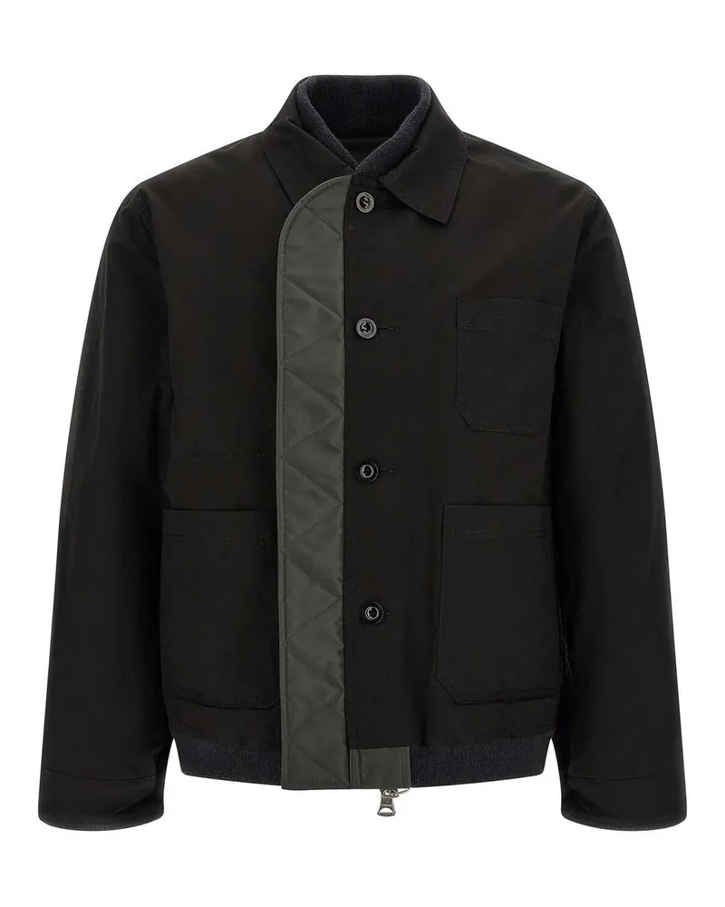 Sacai Knielanger Mantel - Bunt Bunt