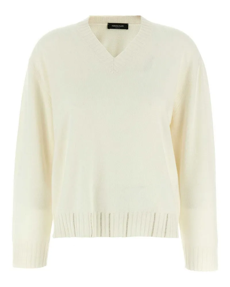 Fabiana Filippi Rundhalspullover - Beige Beige