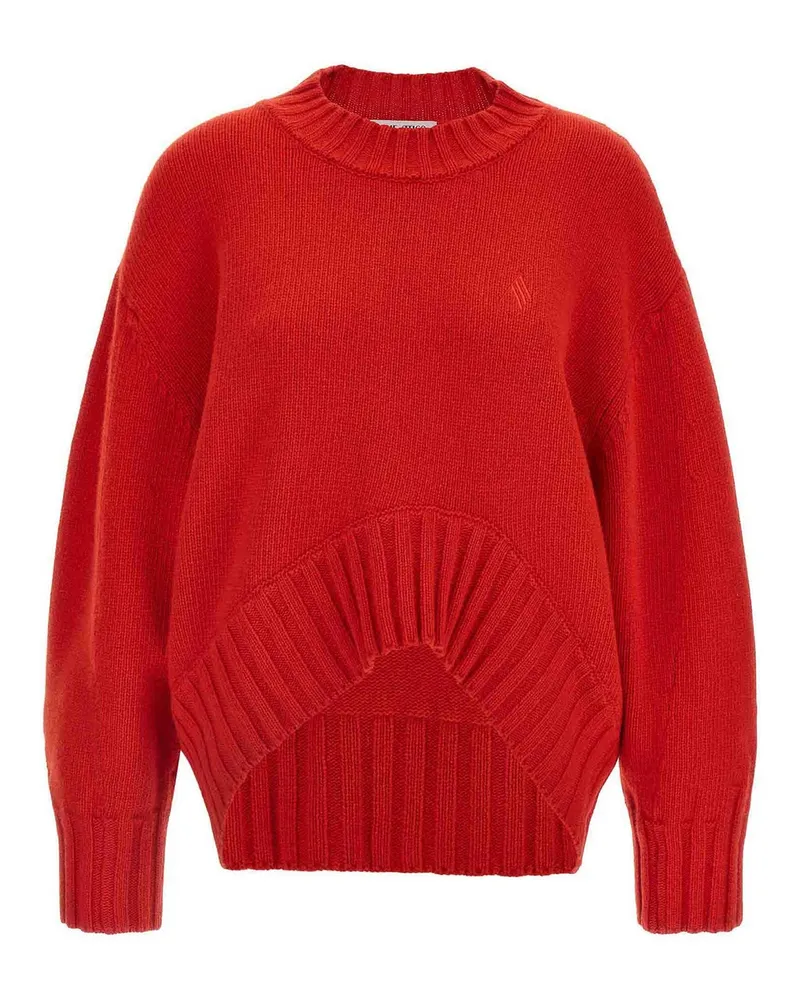ATTICO Rundhalspullover - Rot Rot