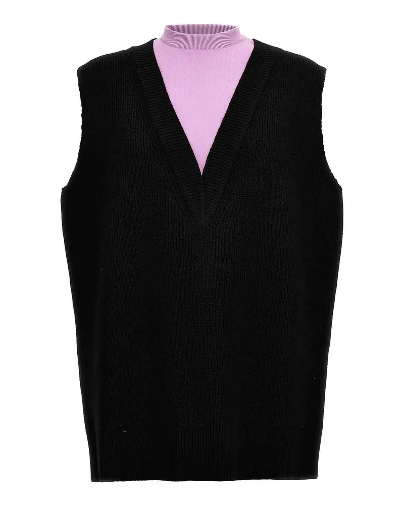 Jil Sander Weste - Bunt Bunt