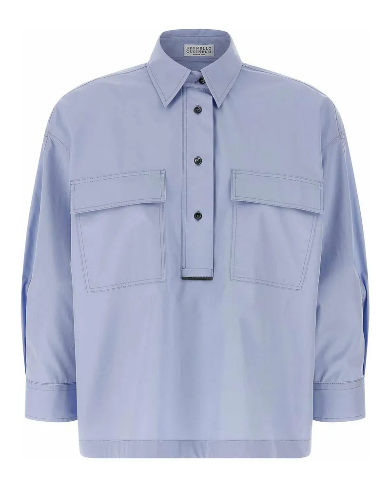 Brunello Cucinelli Hemd - Hellblau Hellblau
