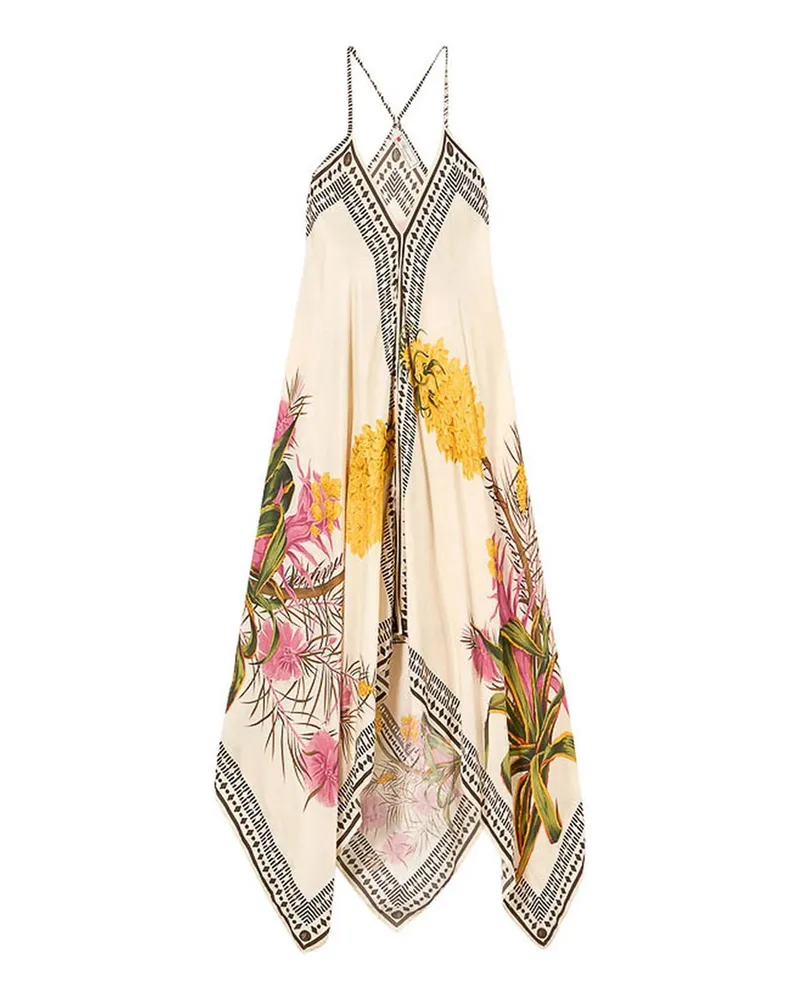 Blumarine Knielanges Kleid - Nude Nude