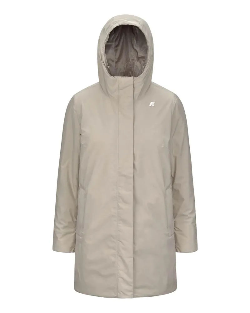 K-Way Knielanger Mantel - Beige Beige
