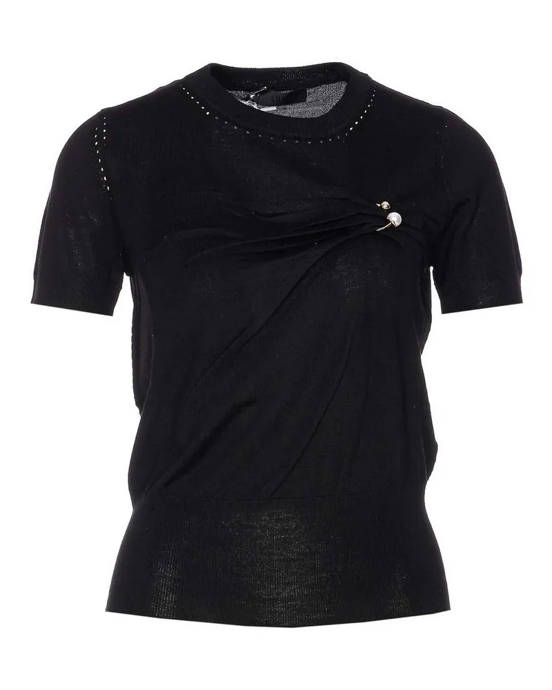 Liu Jo Rundhalspullover - Schwarz Schwarz