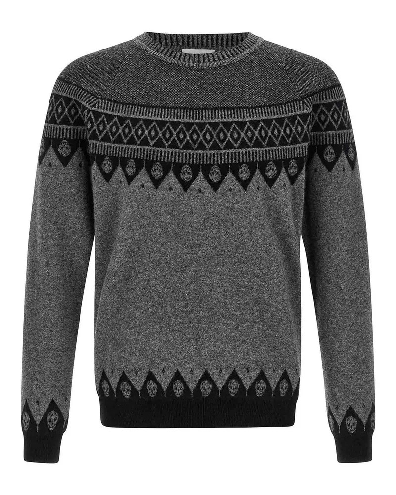 Alexander McQueen Rundhalspullover - Grau Grau