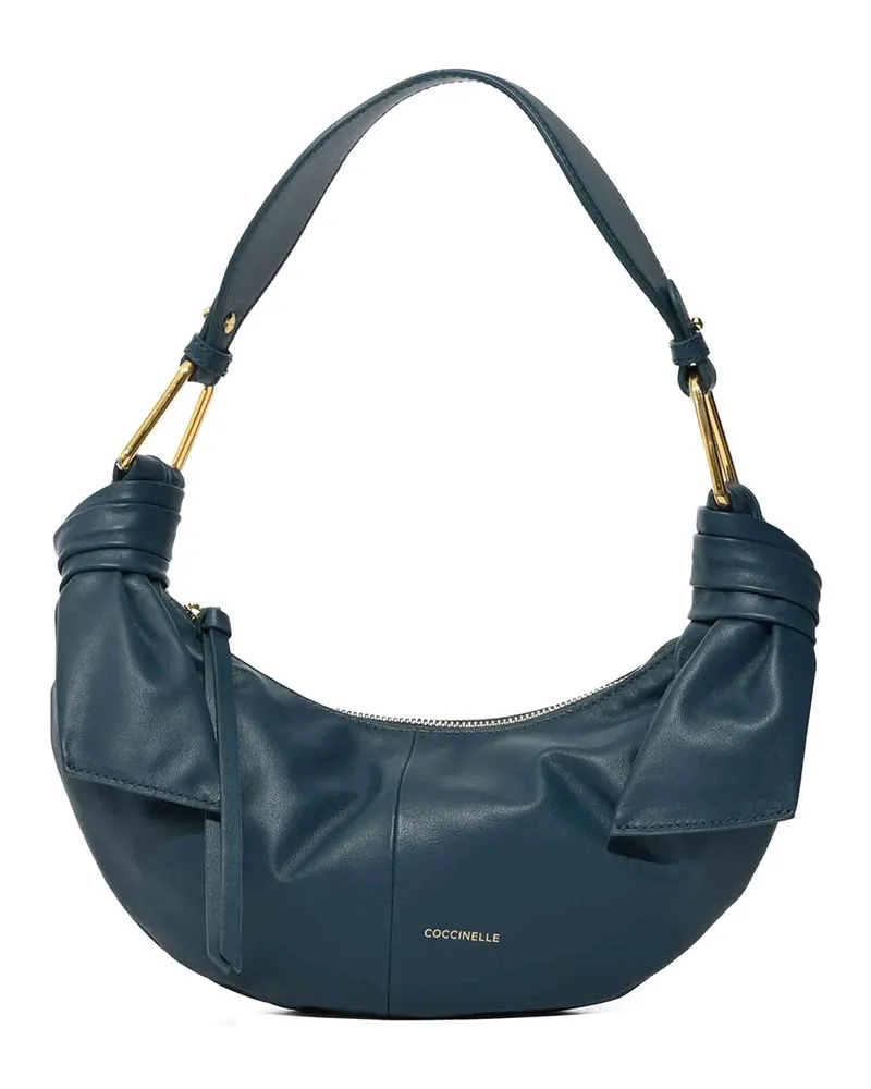 Coccinelle Schultertasche - Dunkles Jeansblau Dunkles