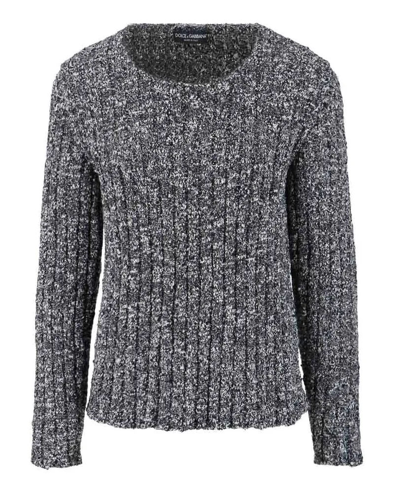 Dolce & Gabbana Rundhalspullover - Schwarz Schwarz