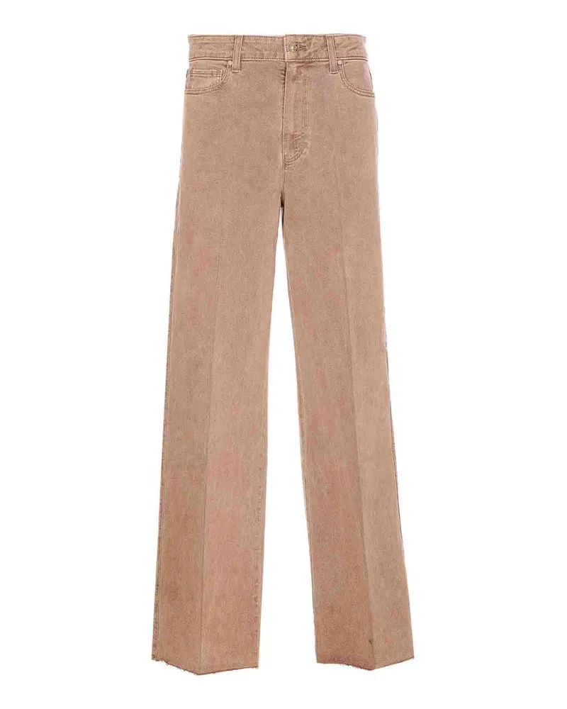 Paige Schlagjeans - Beige Beige