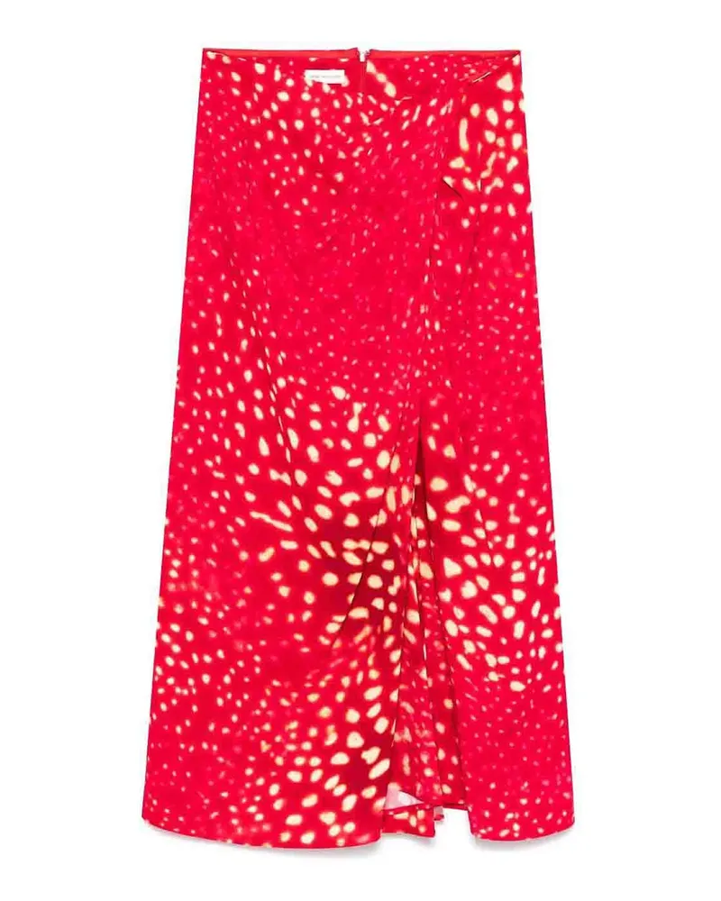 Dries van Noten Midirock - Rot Rot