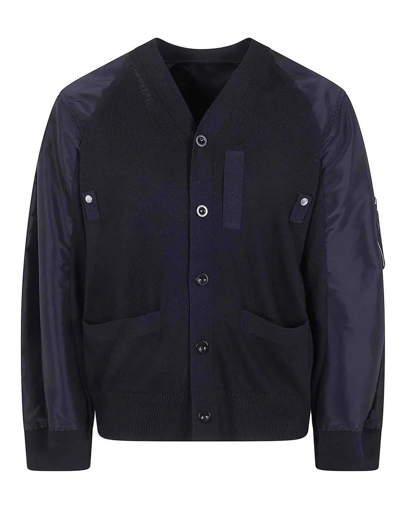 Sacai Cardigan - Schwarz Schwarz