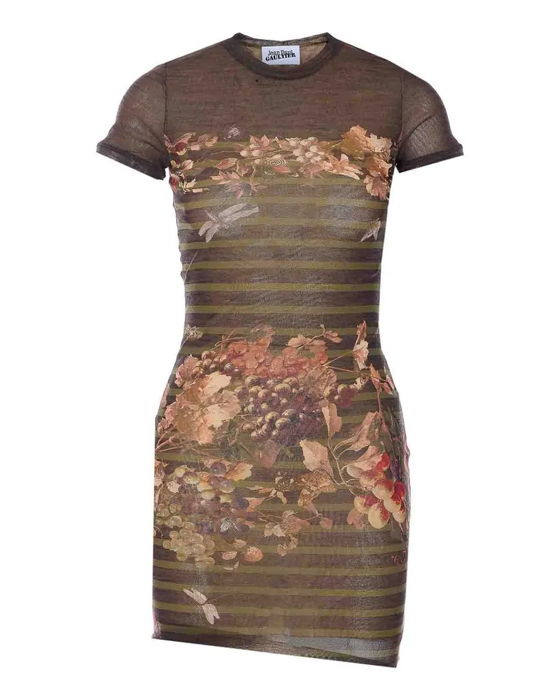 Jean Paul Gaultier Rundhalspullover - Grün Grün