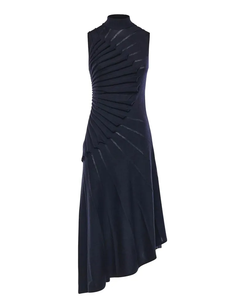 Alaïa Knielanges Kleid - Blau Blau