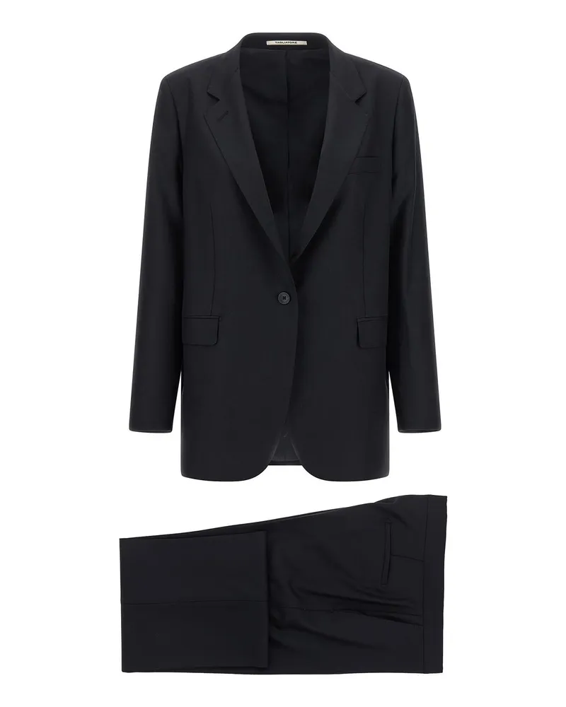 Tagliatore Knielanges Kleid - Schwarz Schwarz