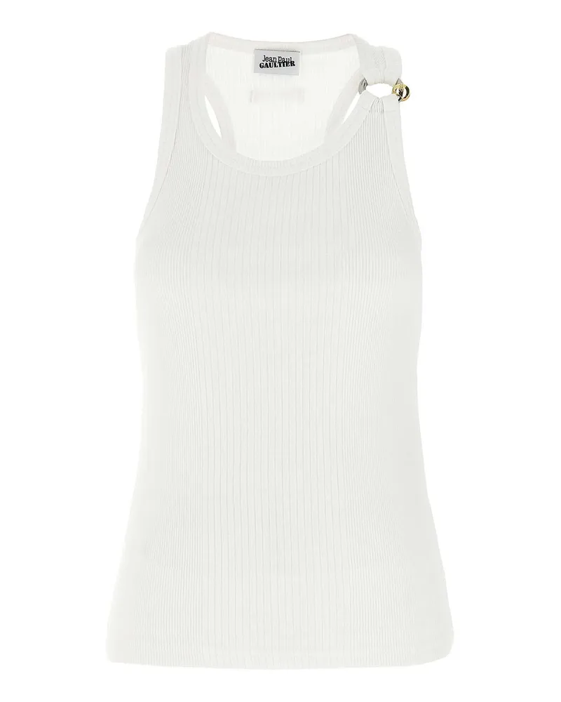 Jean Paul Gaultier Top - Weiß Weiß