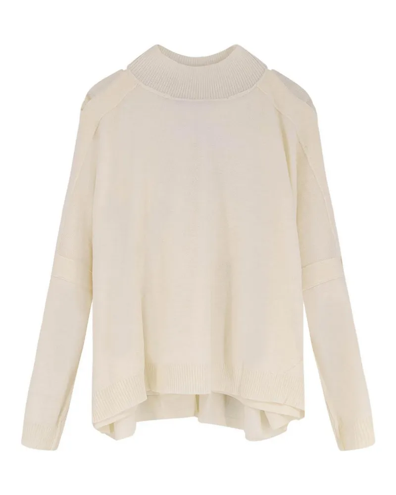 Ixos Rundhalspullover - Weiß Weiß