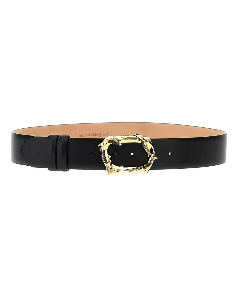 Alexander McQueen Gürtel - Schwarz Schwarz