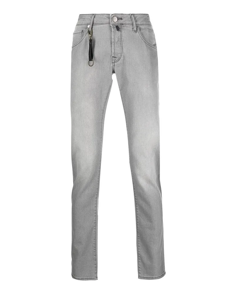 Incotex Bootcut Jeans - Grau Grau