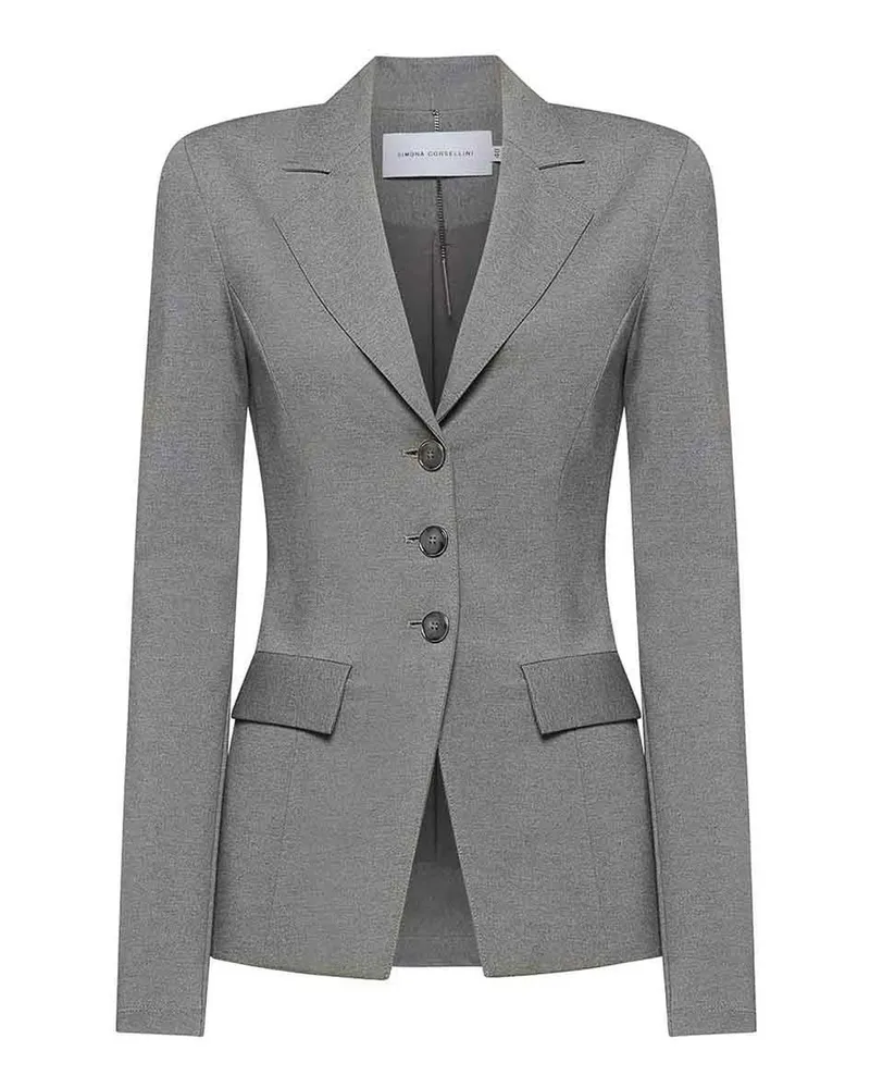 Simona Corsellini Blazer - Grau Grau