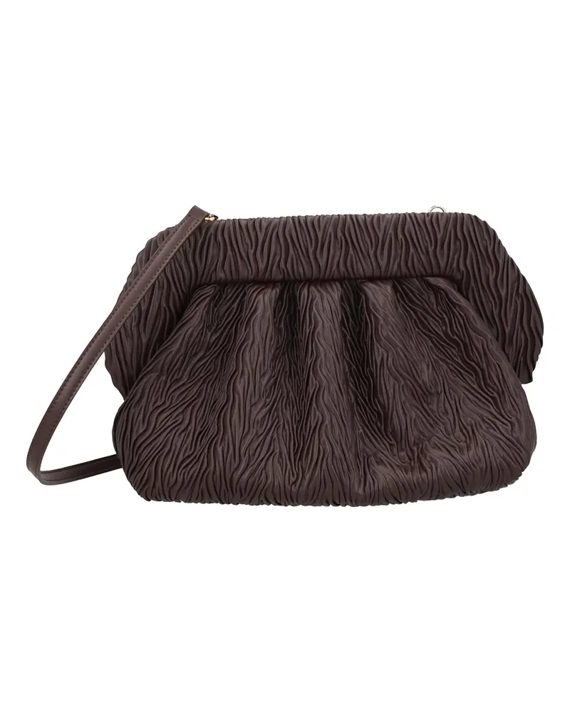 THEMOIRÈ Clutch - Braun Braun