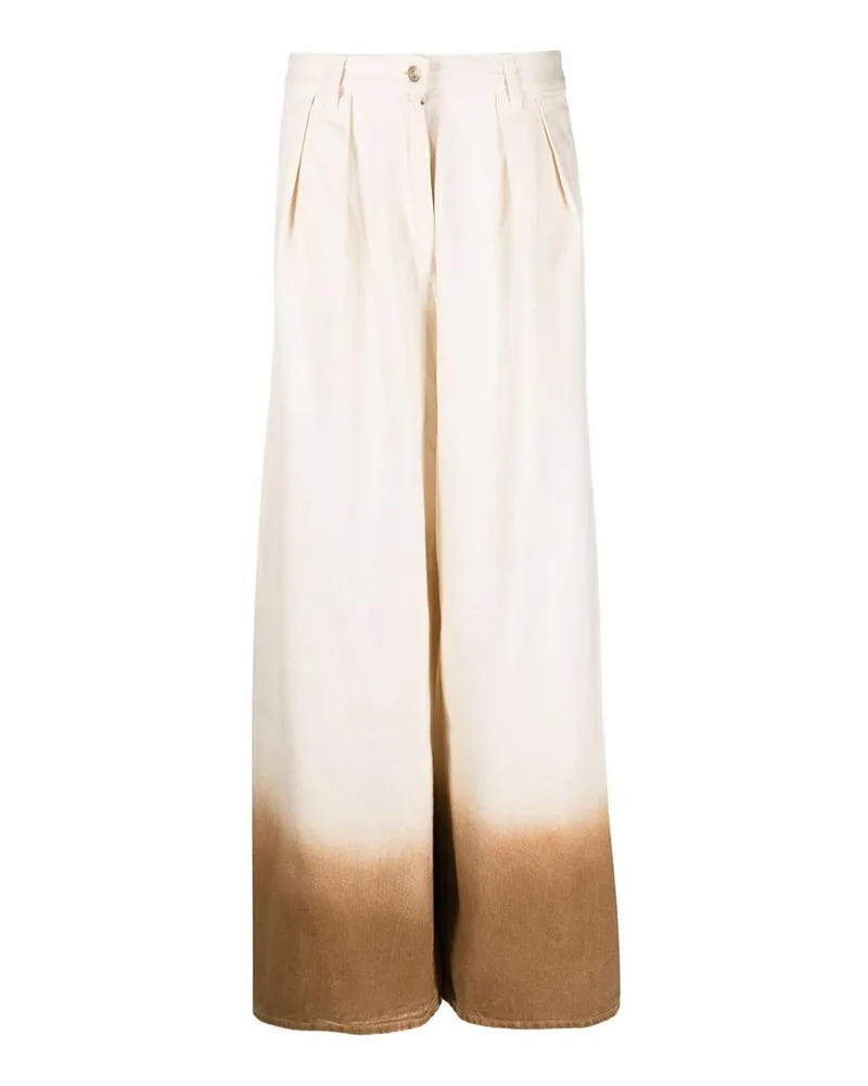 Alanui Bootcut Jeans - Weiß Weiß