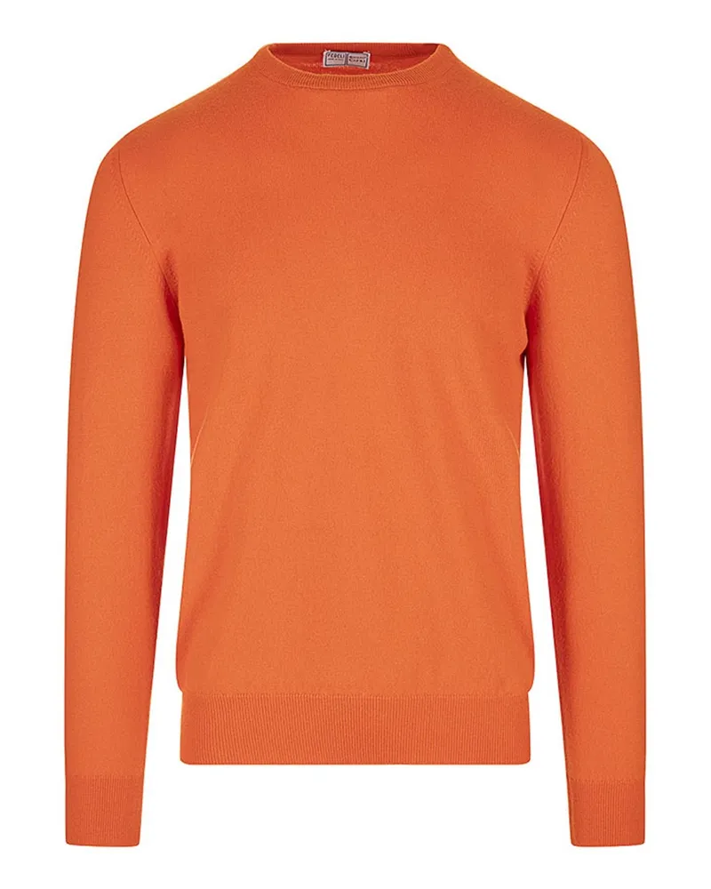 Fedeli Rundhalspullover - Orange Orange