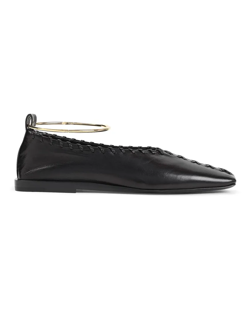 Jil Sander Ballerinas - Schwarz Schwarz