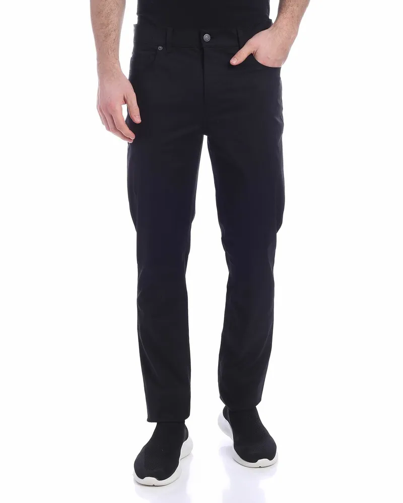 Moschino Straight Leg Jeans - Schwarz Schwarz