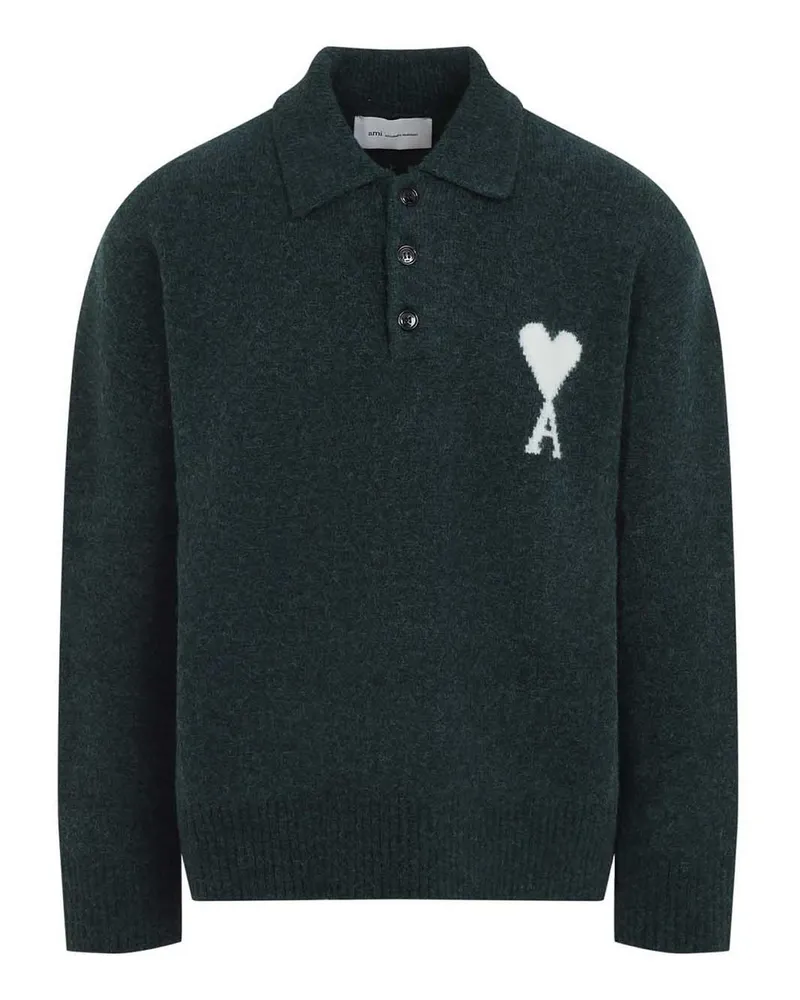 AMI Paris Poloshirt - Weiß Weiß