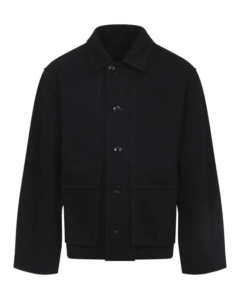 Christophe Lemaire Casualjacke - Schwarz Schwarz