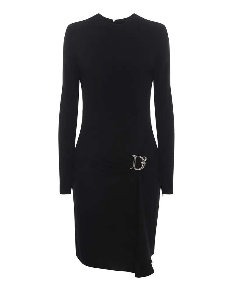 Dsquared2 Maxikleid - Schwarz Schwarz